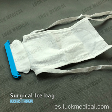 Bolsa de hielo recargable con abrazadera